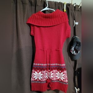 Red Sweater Dress